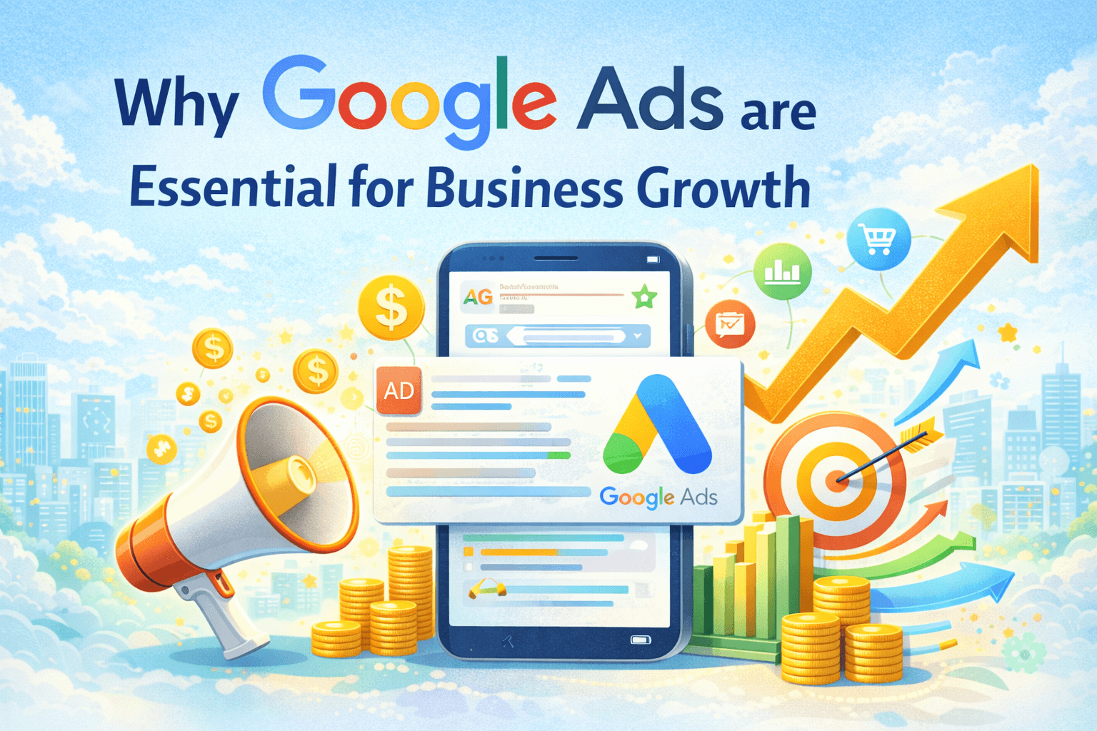 Google Ads for Business Growth: Campaign Setup, Bids & ROI Basics
