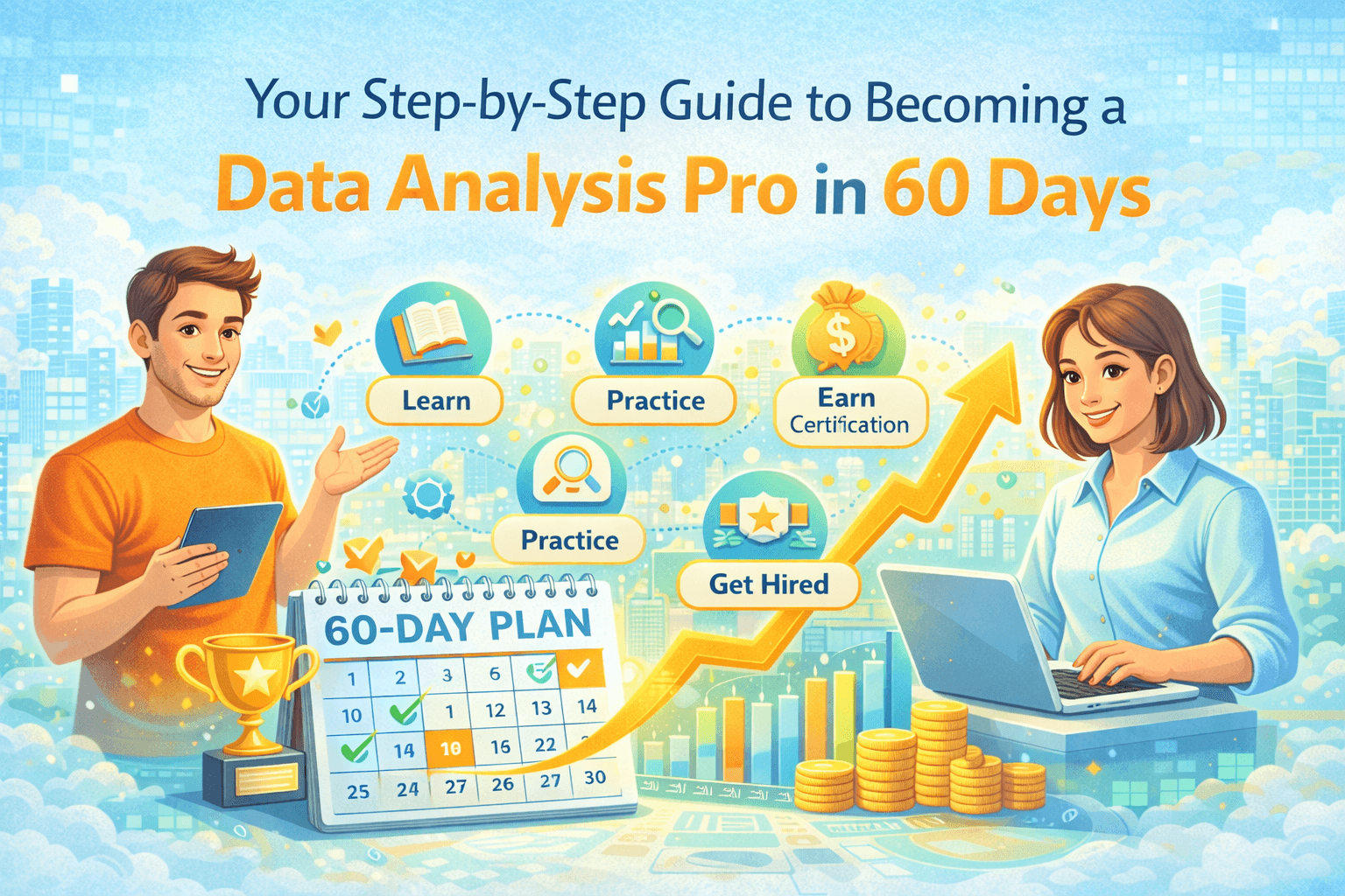 Your Step-by-Step Guide to Becoming a Data Analyst in 60 Days